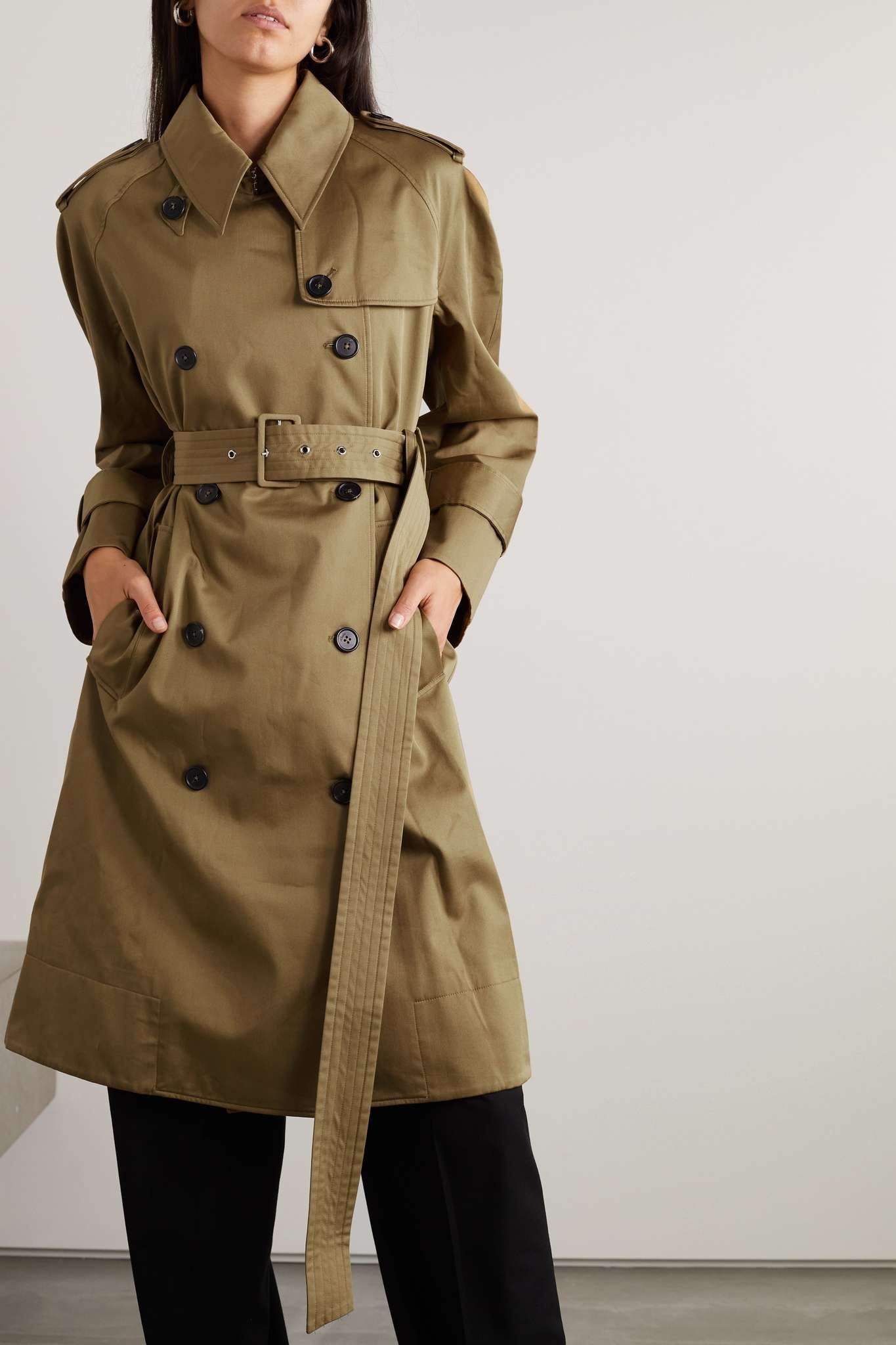 Cotton Twill Trench Coat