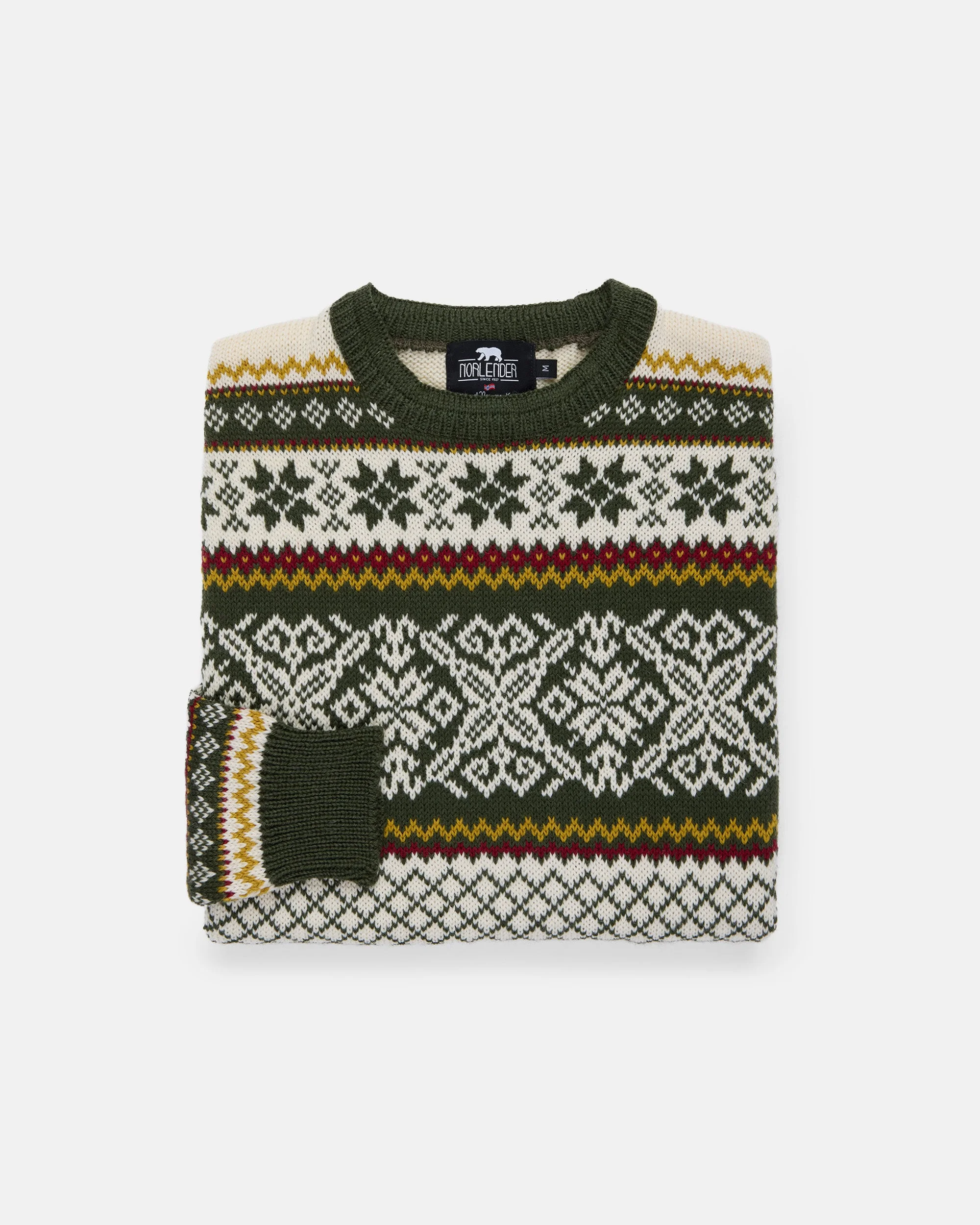 MADE-IN-NORWAY NORWEGIAN CREWNECK SWEATER - 1