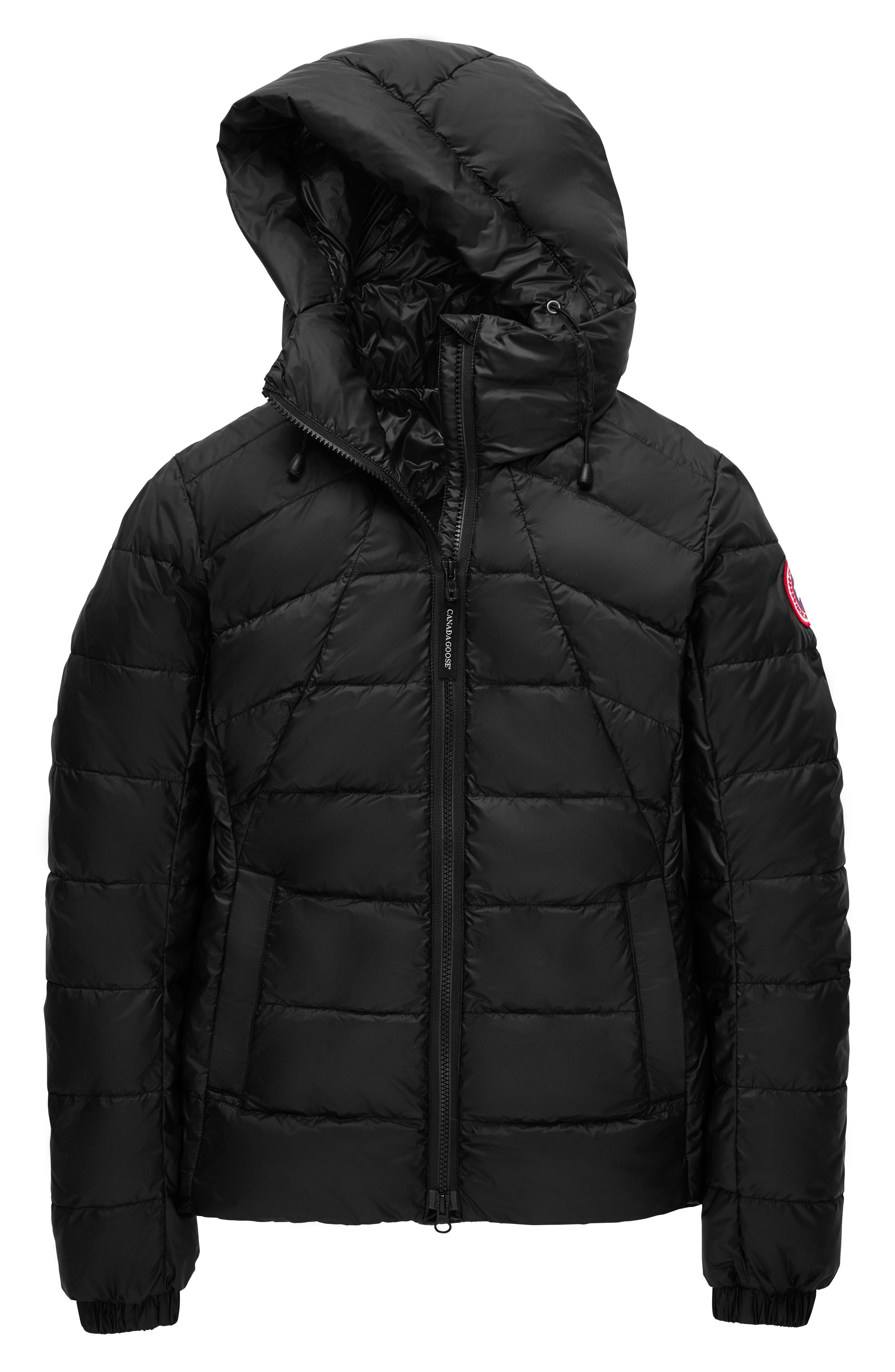 Canada Goose Abbott Packable Hooded 750 Fill Power Down Jacket in Black at Nordstrom - 6