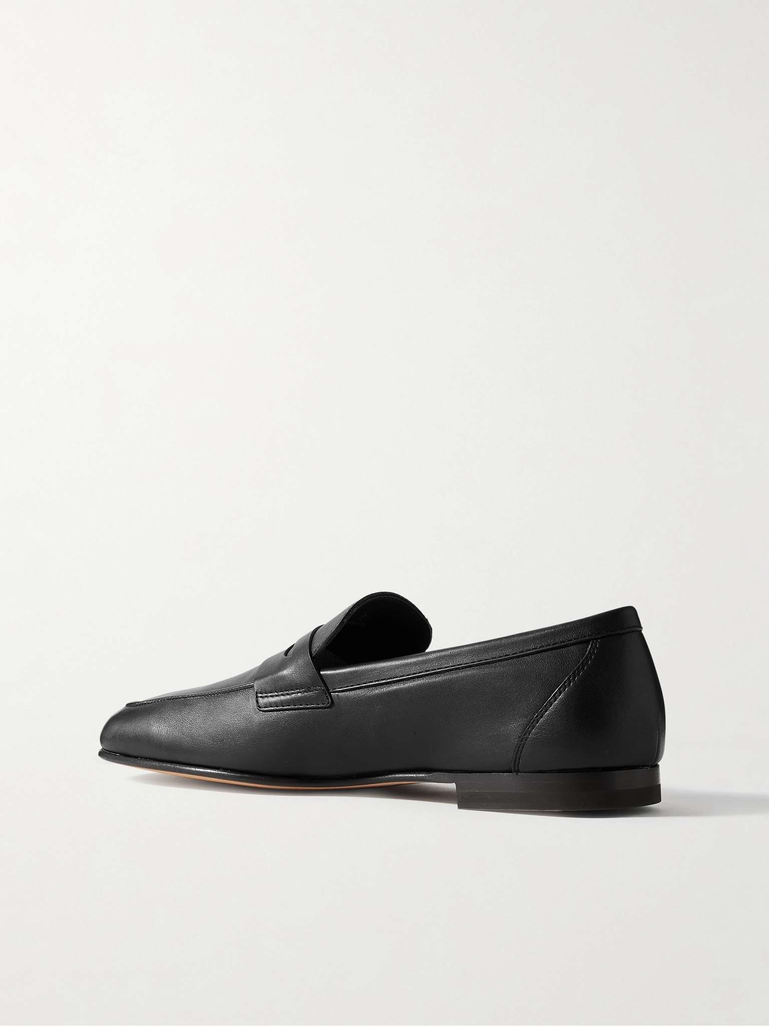 Leather Penny Loafers - 4