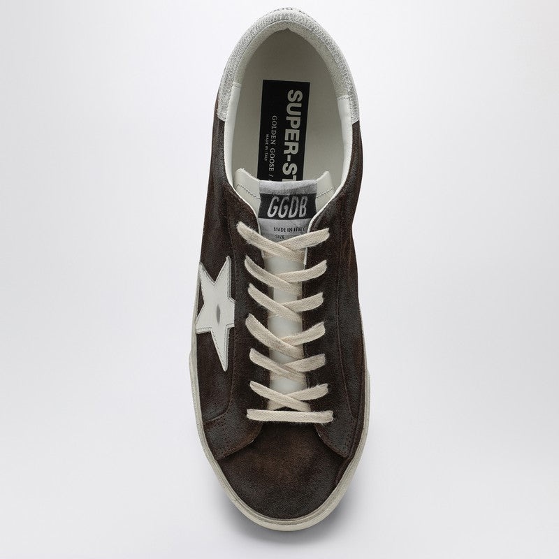 Golden Goose Super-Star Brown/White Low Trainer Men - 3