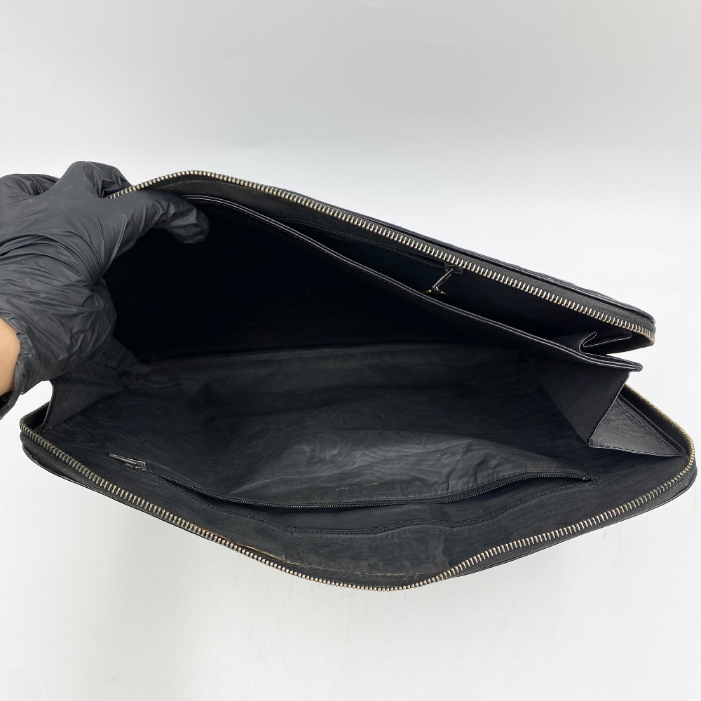 Chanel No.4 Black Patent Leather Big CC Clutch - 12