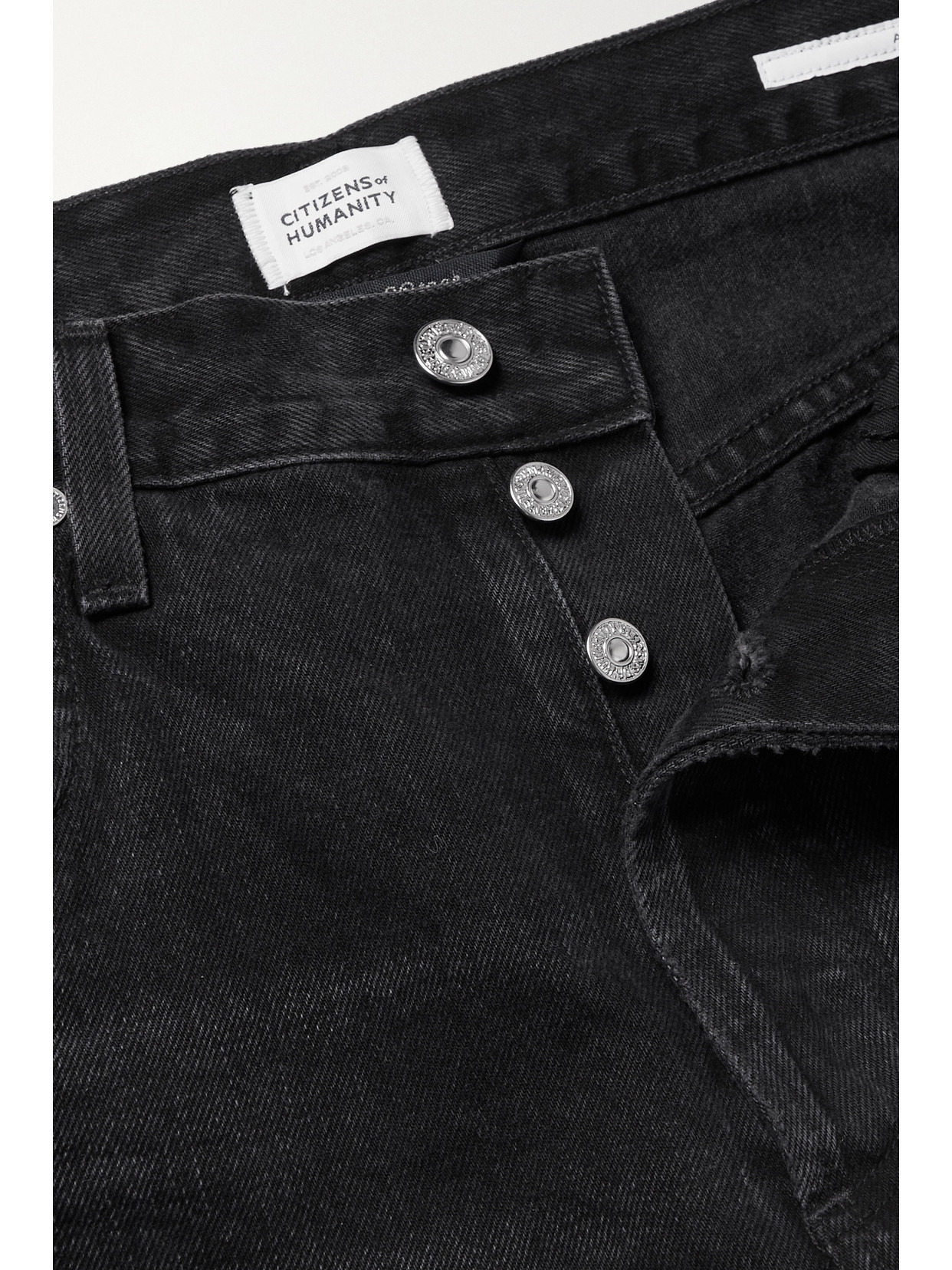 Ayla Baggy Mid-rise Wide-leg Organic Jeans - 5