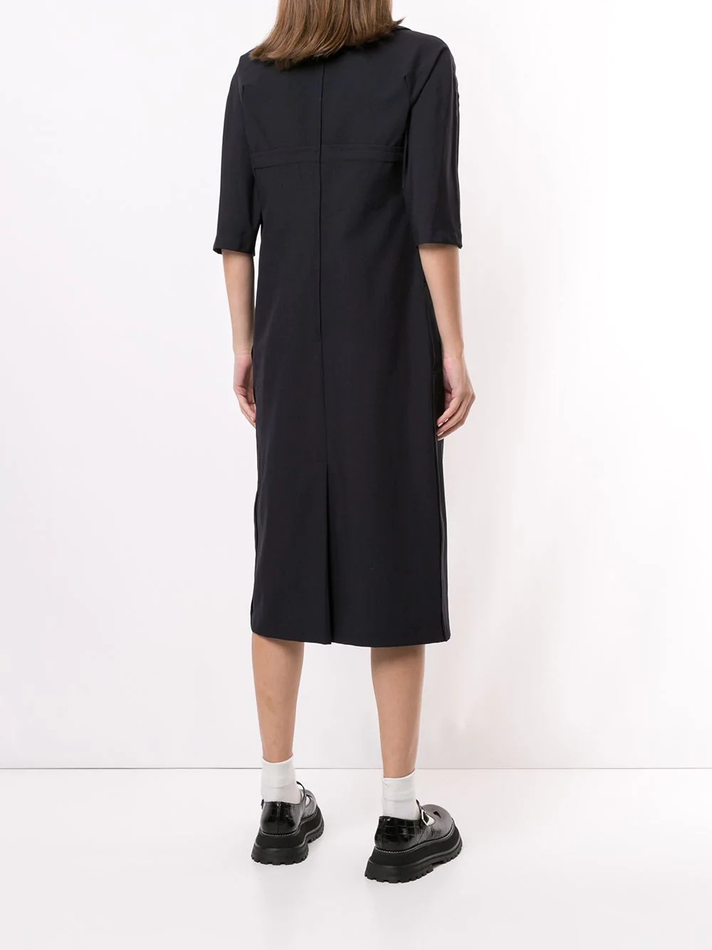 square neck shift dress - 4