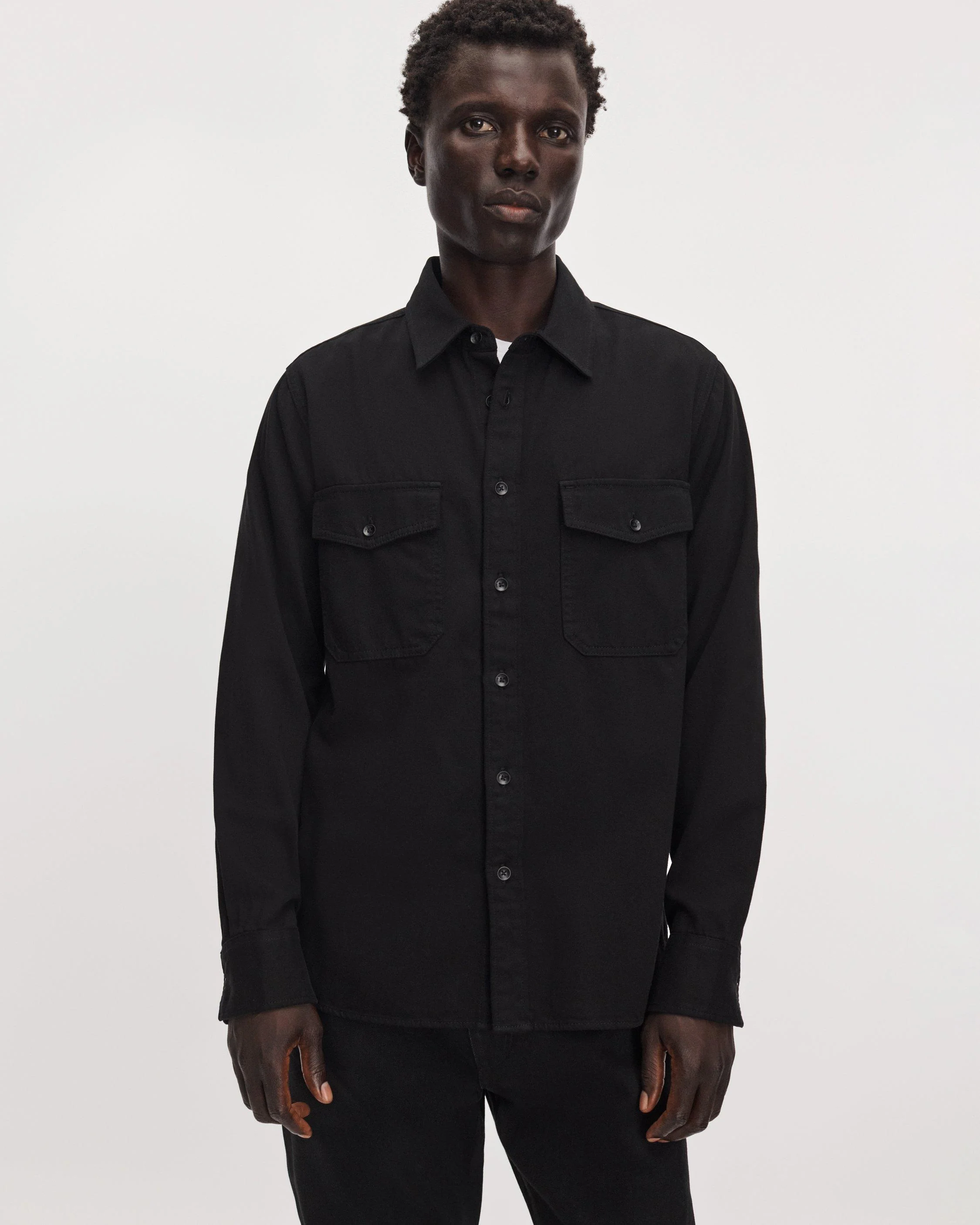 Denim CPO Shirt Featherweight Denim - 1