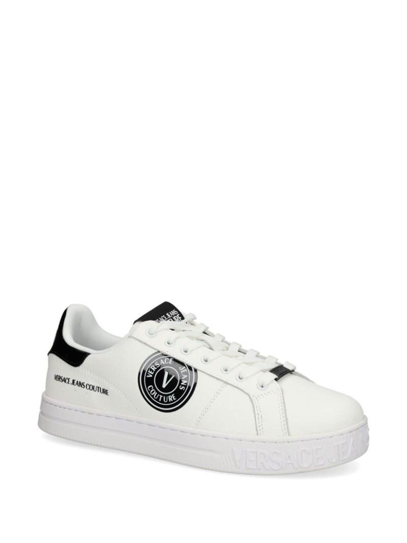 VERSACE JEANS COUTURE leather sneakers outlook