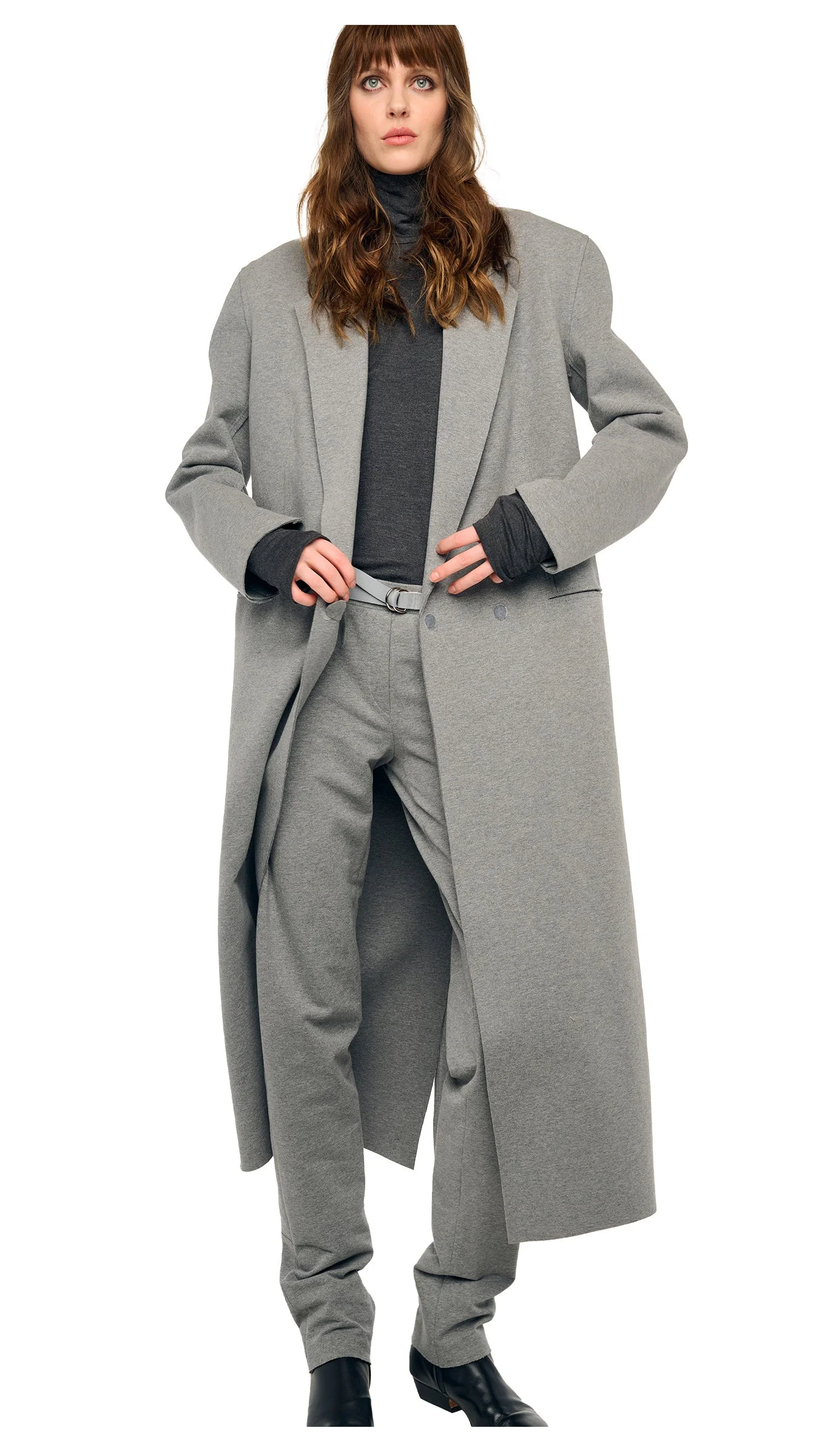 LONG SLEEVE TURTLENECK EASY FIT TOP - 1