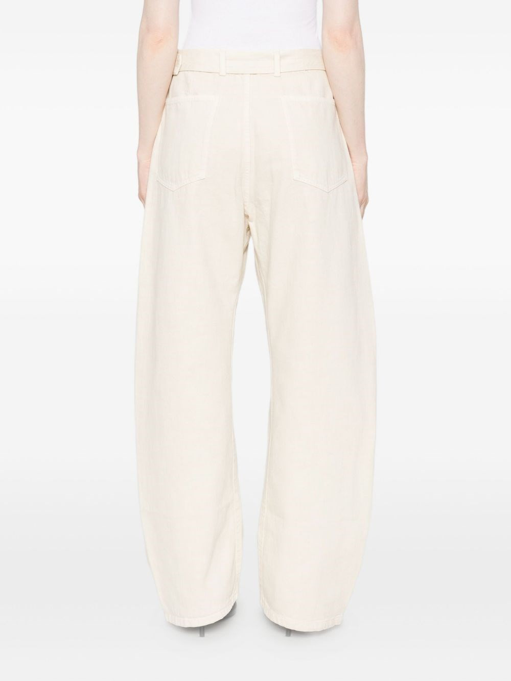 Twisted denim cotton jeans - 3
