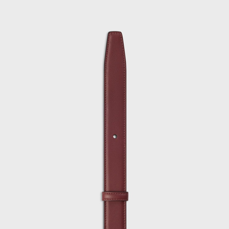 Reversible Strap 25MM IN Smooth and Grained Calfskin 6
