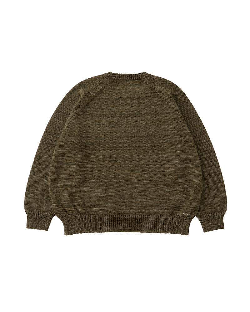 AMPLUS CREW KNIT W OLIVE - 2