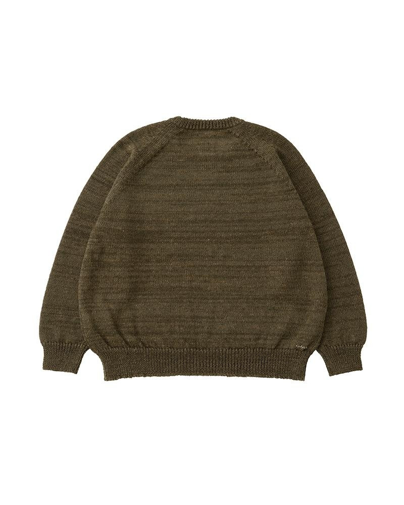 visvim AMPLUS CREW KNIT W OLIVE outlook