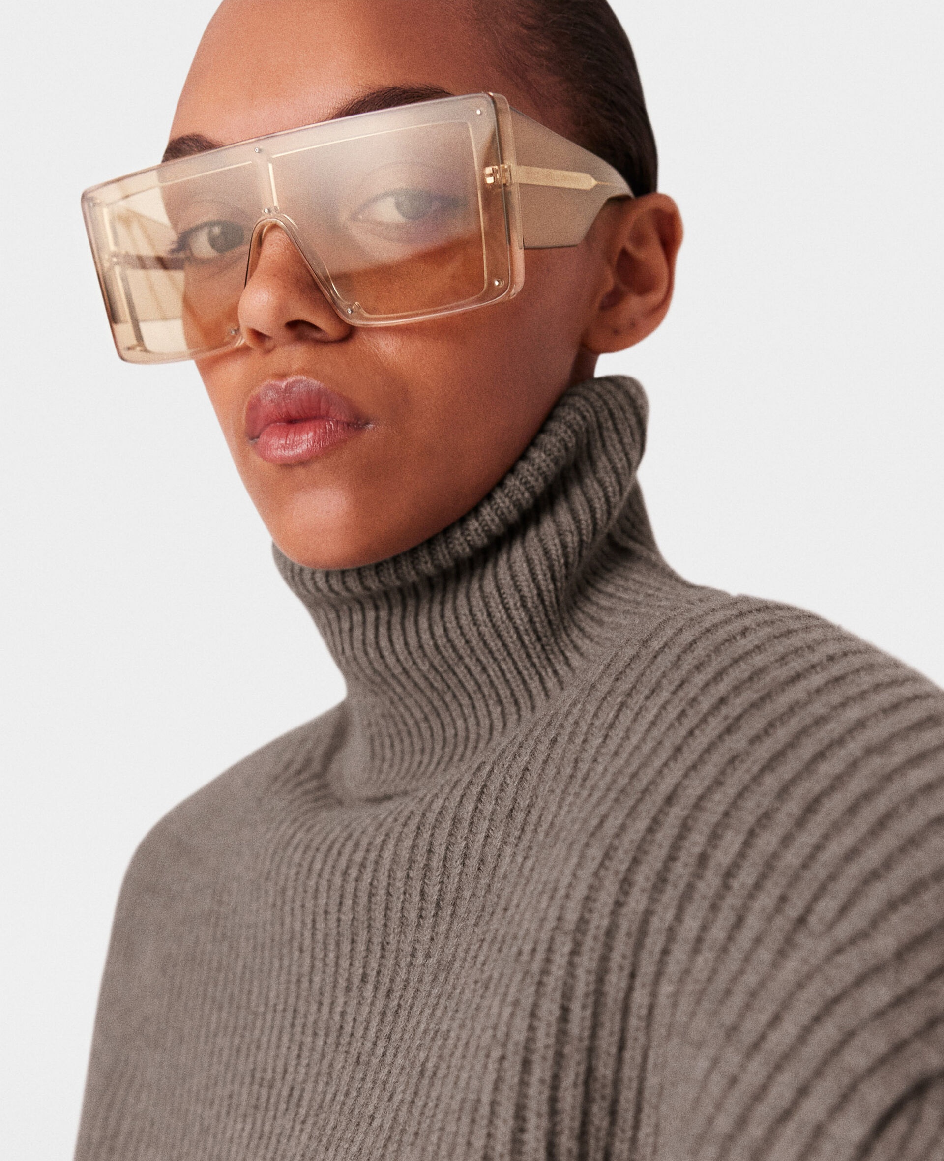 Translucent Square Sunglasses - 1
