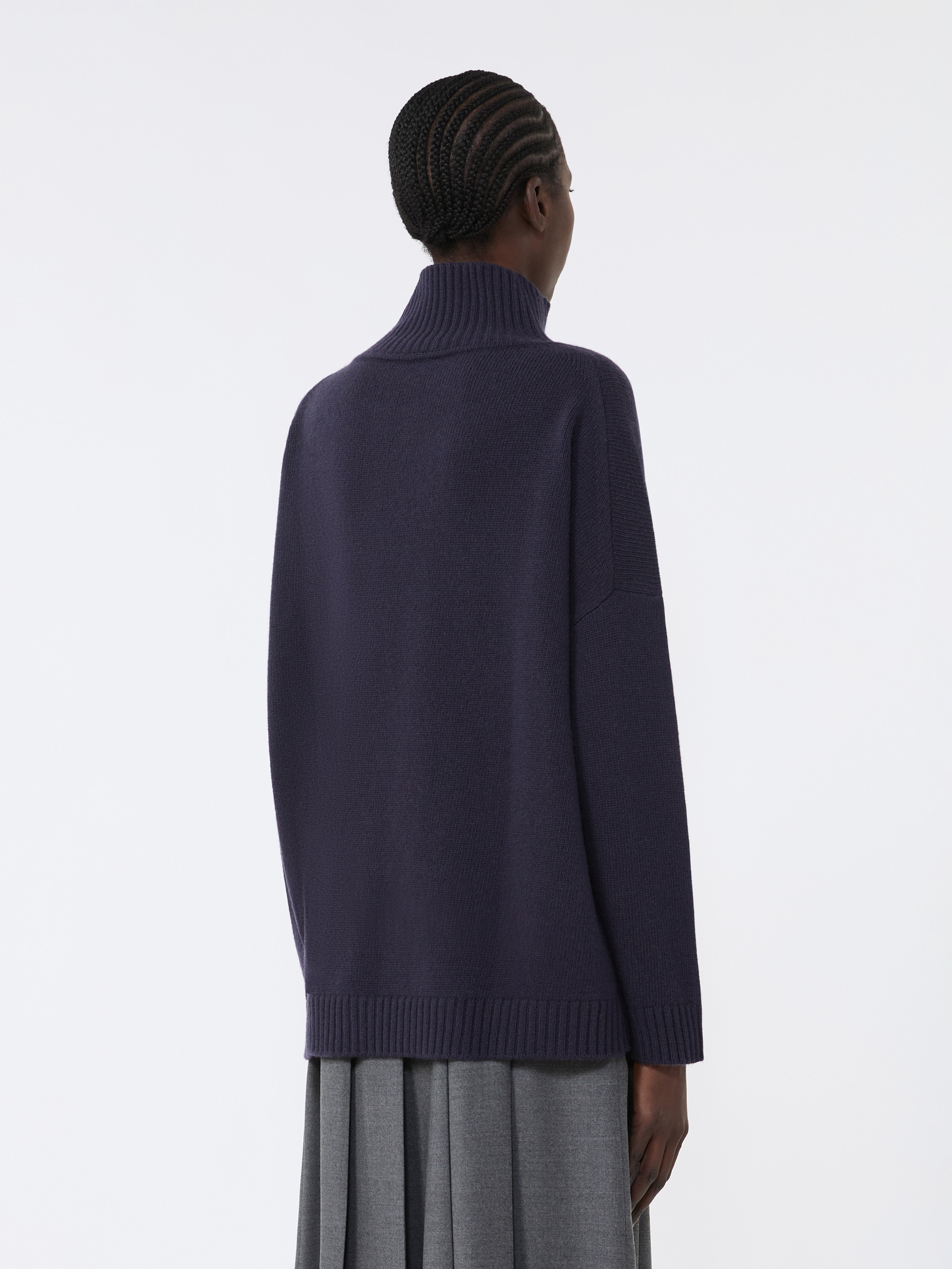 BORGIA Wool knit turtleneck jumper - 4