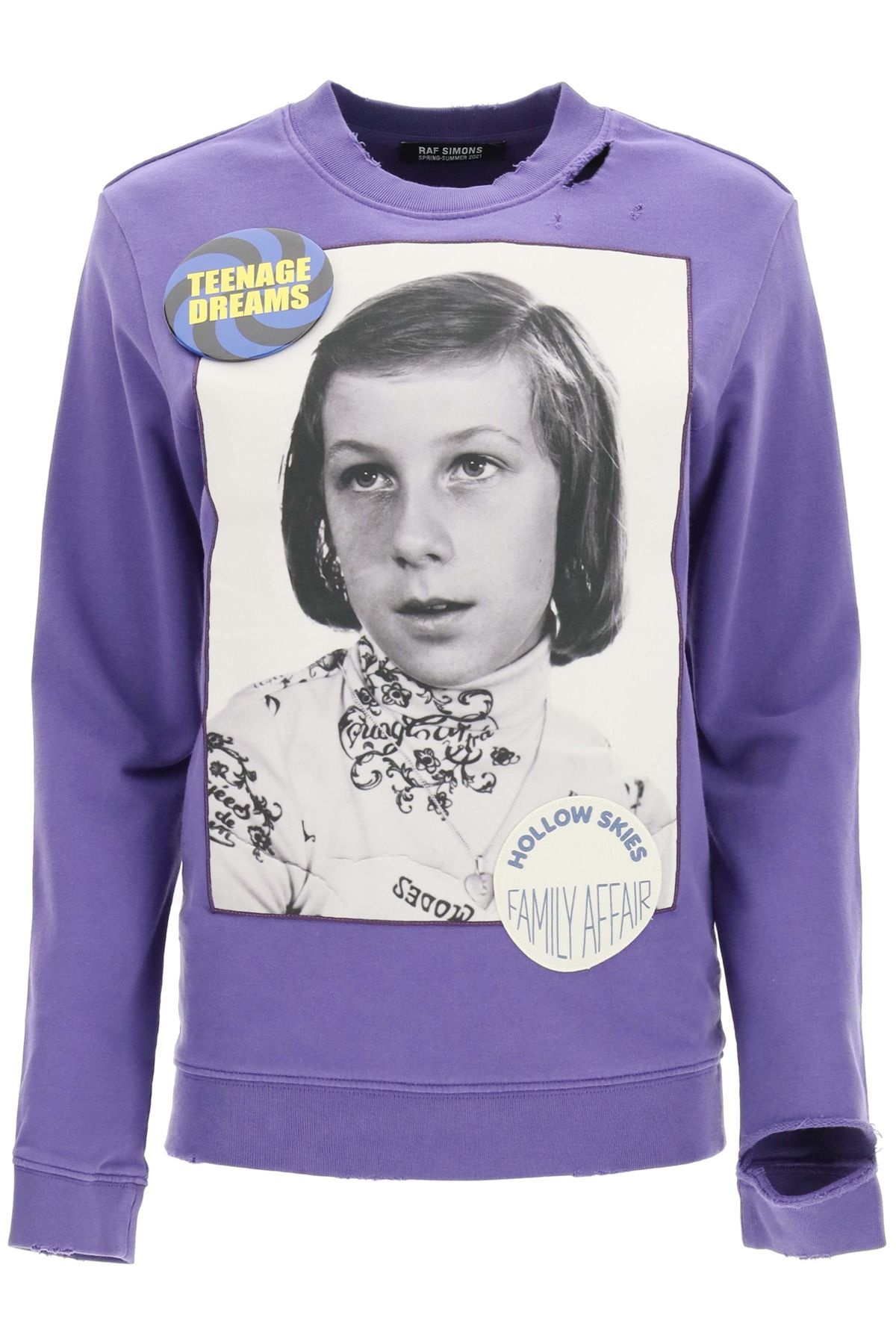 SWEATSHIRT WITH GIRL PATCH - 1