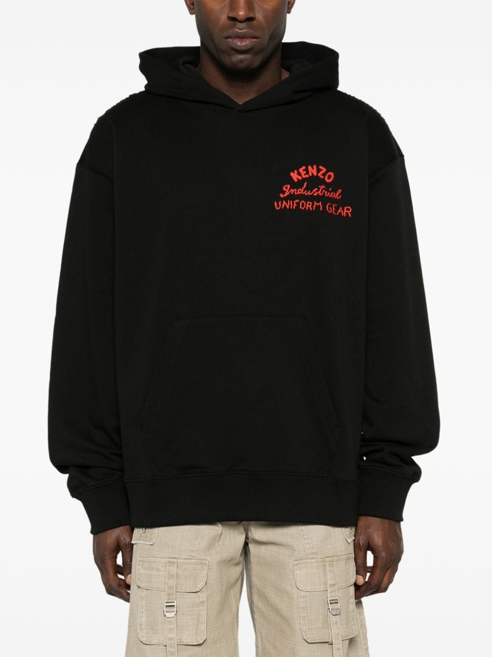 Drawn Varsity cotton hoodie - 3