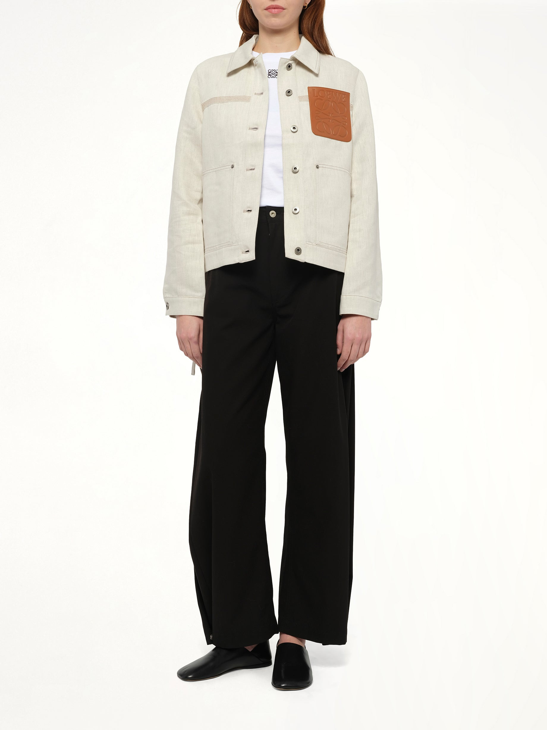 Workwear Jacket in Ecru - 4