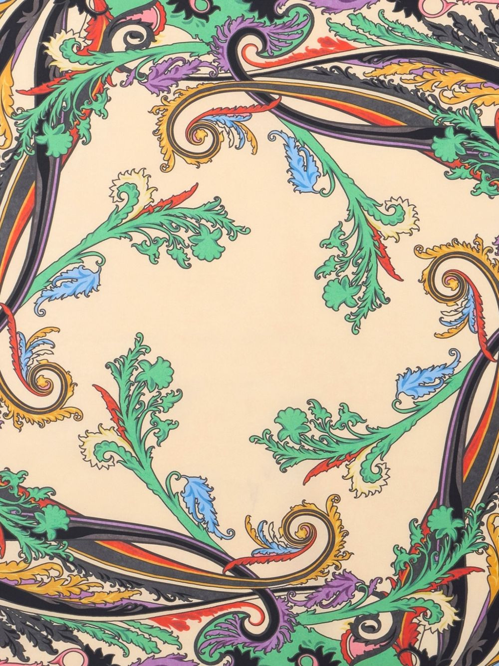 floral-patterned scarf - 2