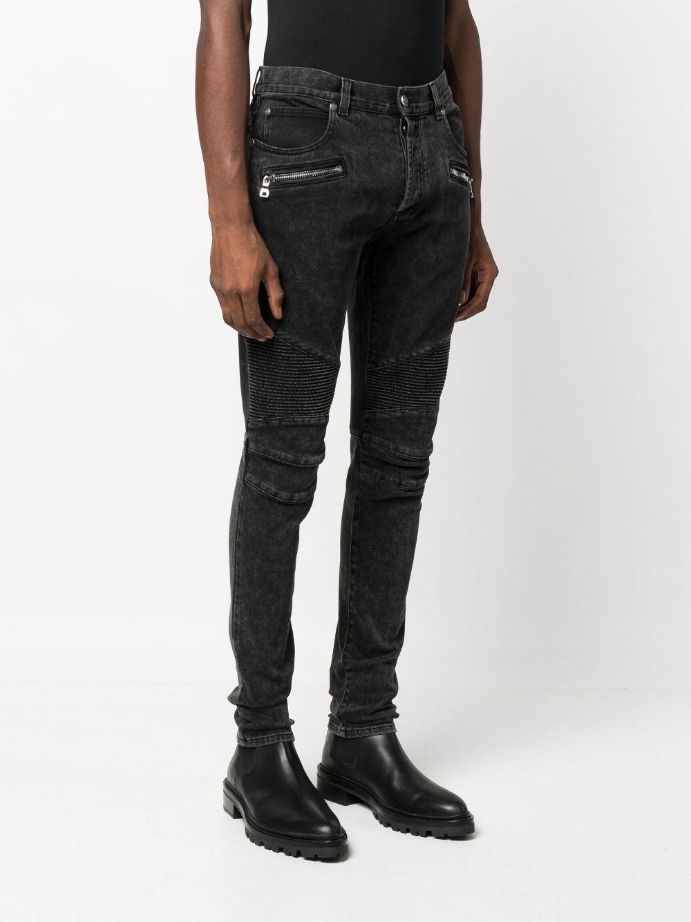 LOGO-PATCH DENIM JEANS - 2