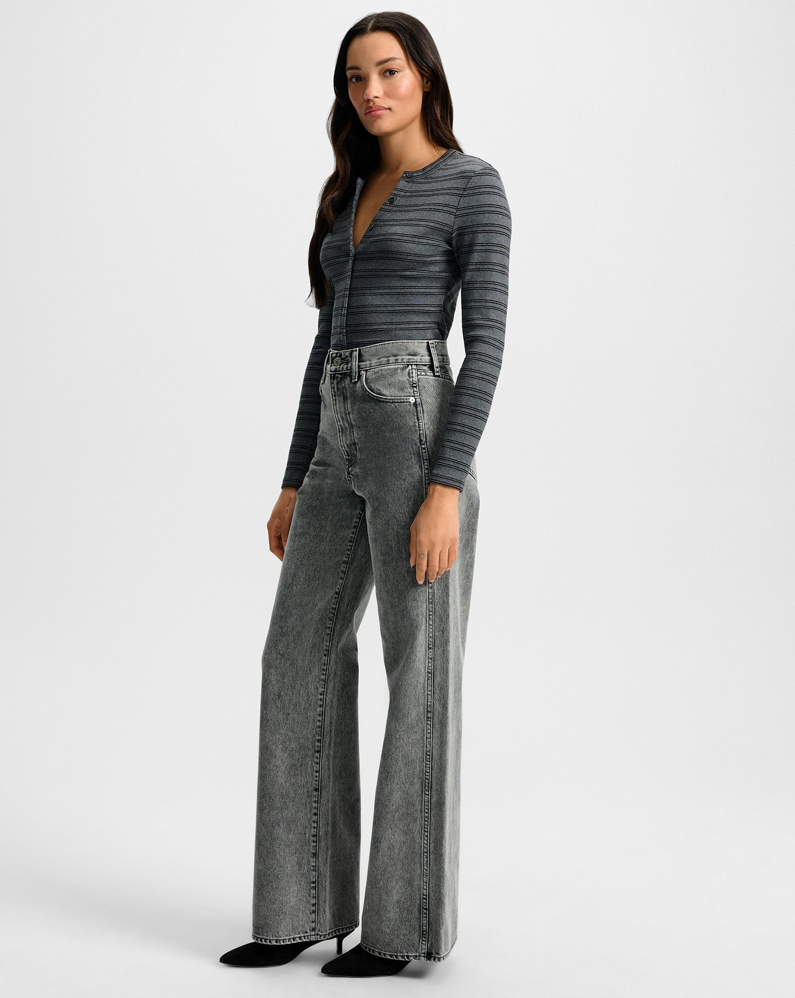 TAYLOR WIDE-LEG JEAN - 4