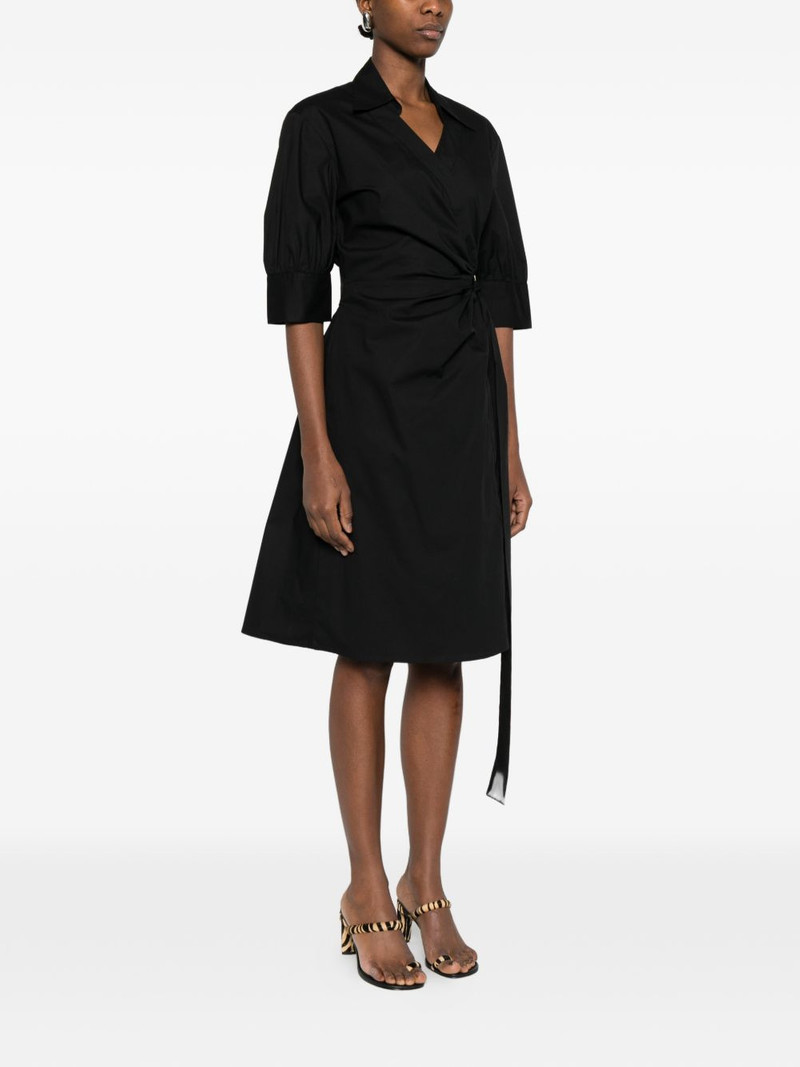 knotted wrap midi dress 3