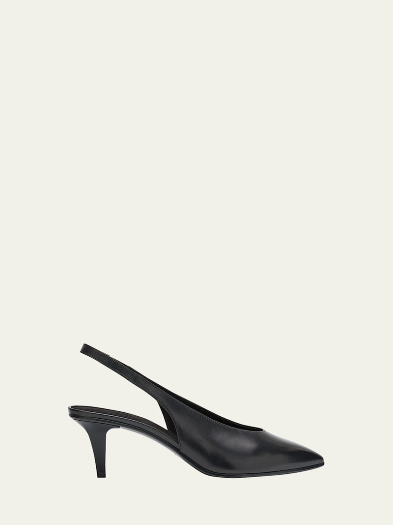 Rebecca Leather Slingback Pumps 1