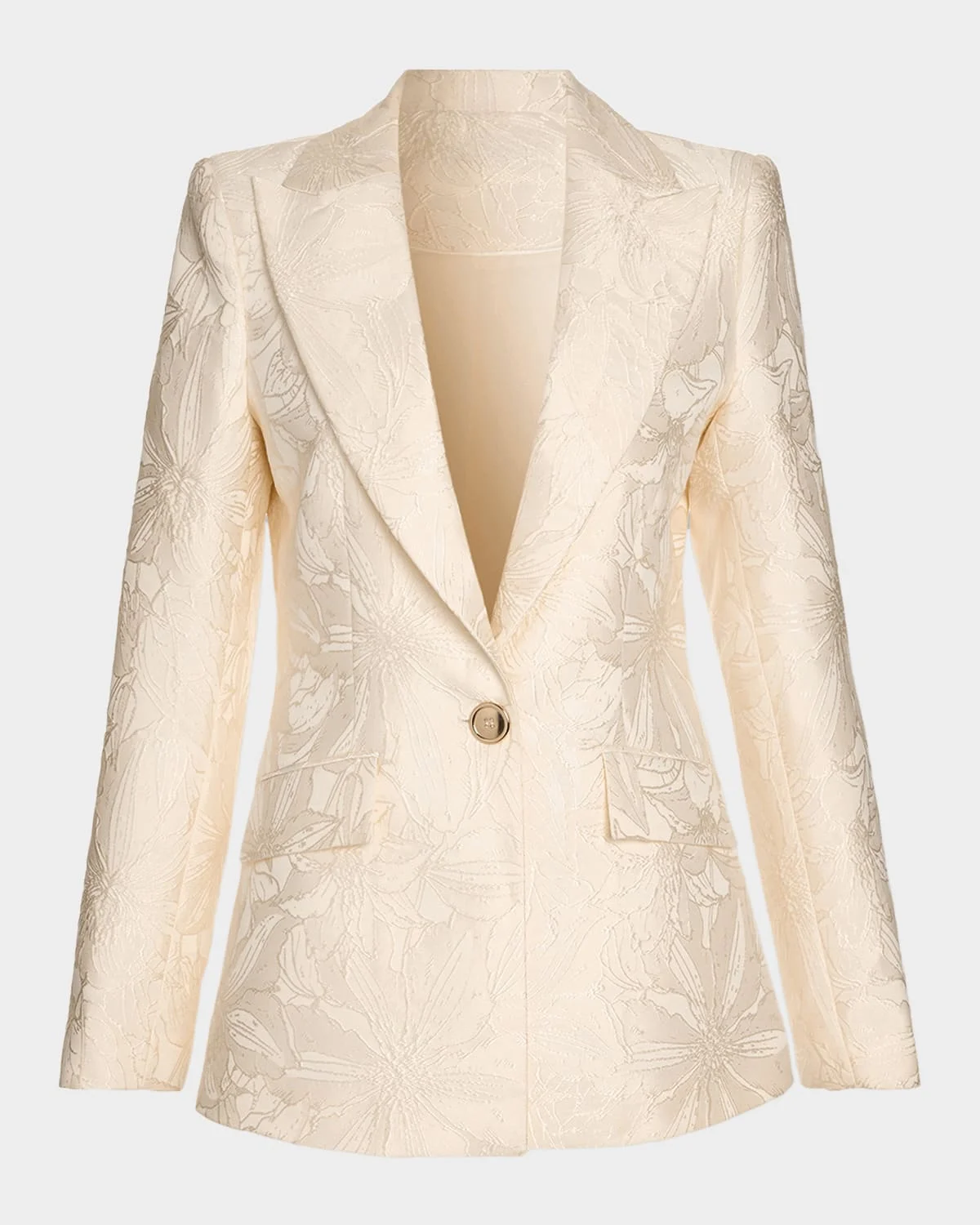 Alani Floral Jacquard Blazer - 1