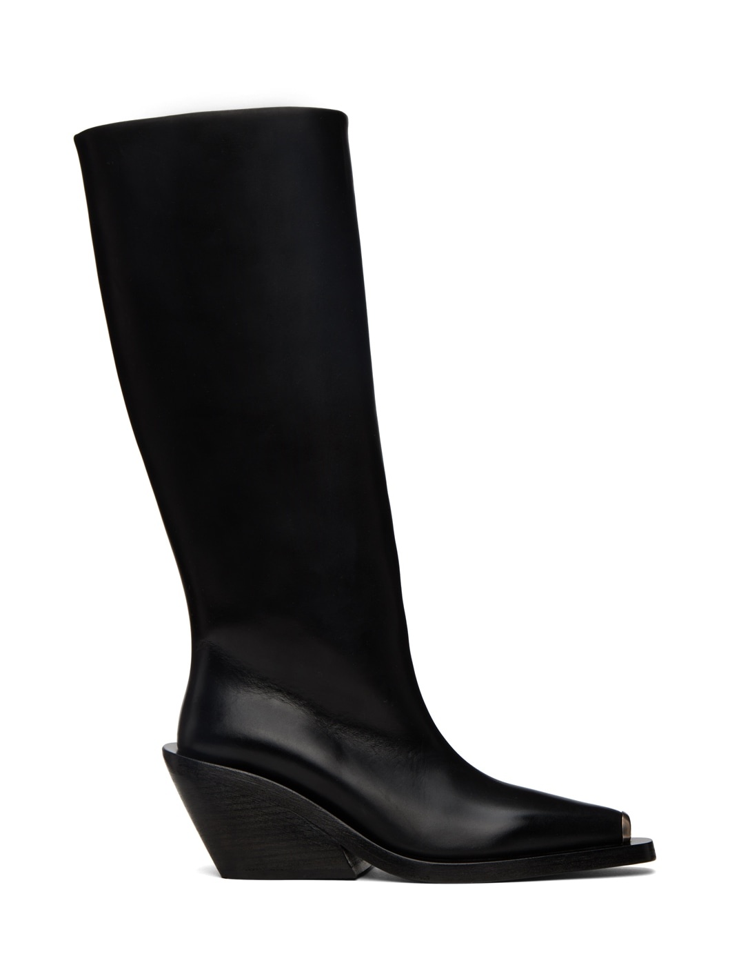 Black Gessetto Tall Boots - 1
