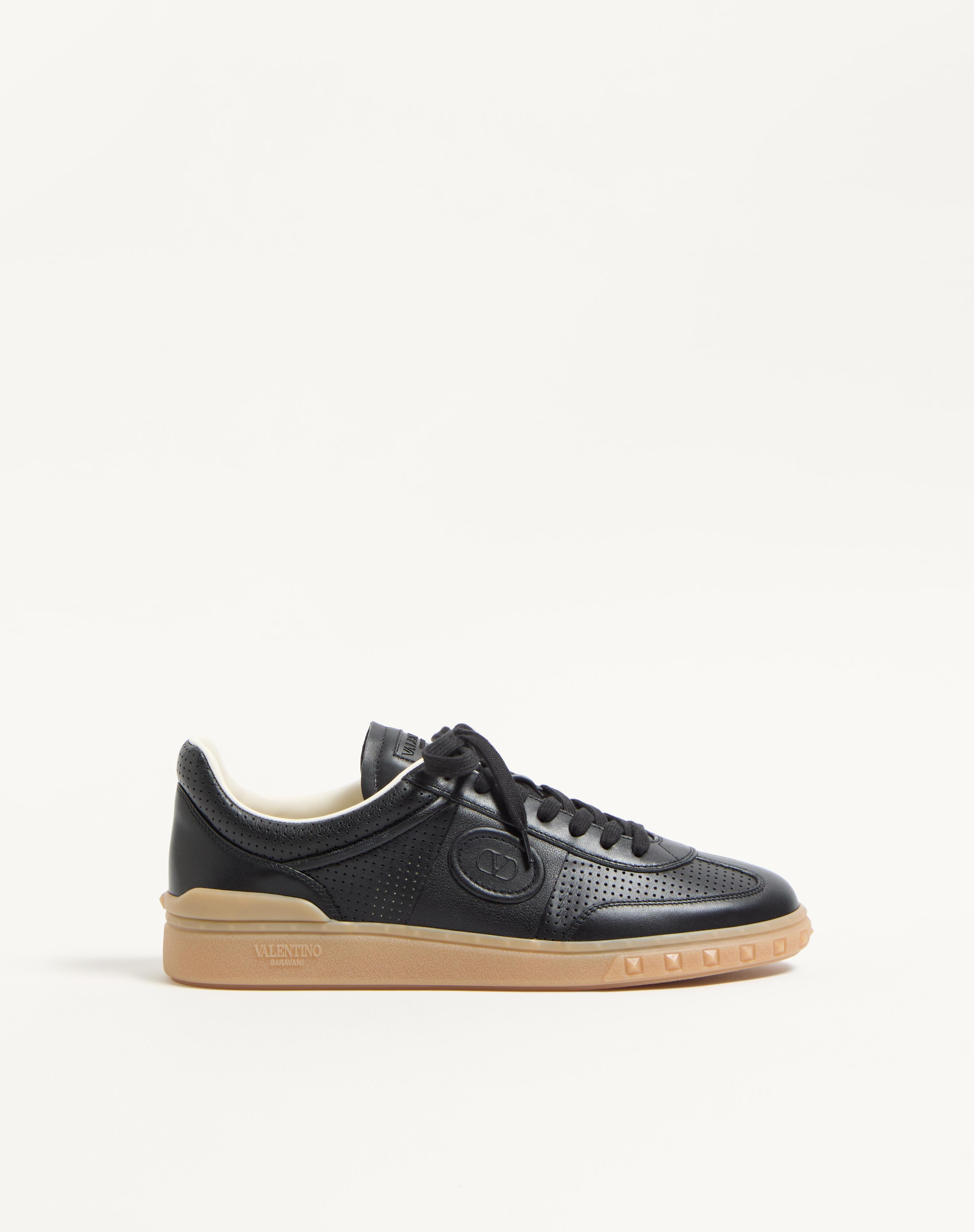 UPVILLAGE LOW-TOP SNEAKER IN PERFORATED NAPPA LEATHER - 1