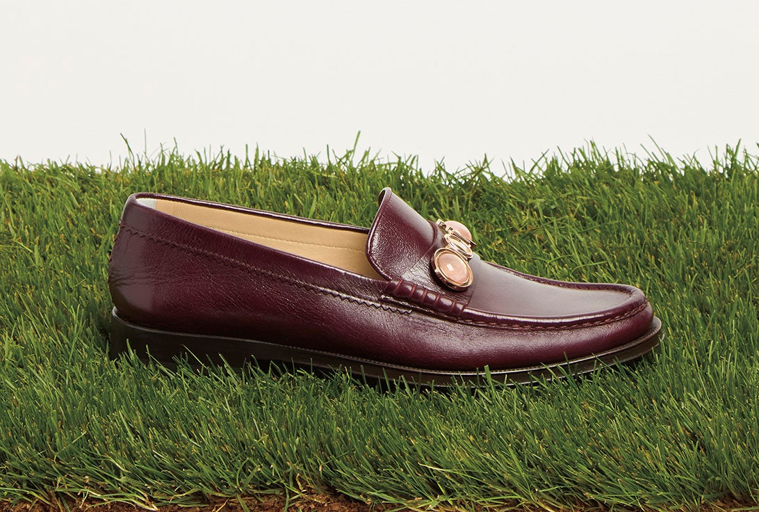 Melchora Stone Loafer in Bordeaux Leather - 5