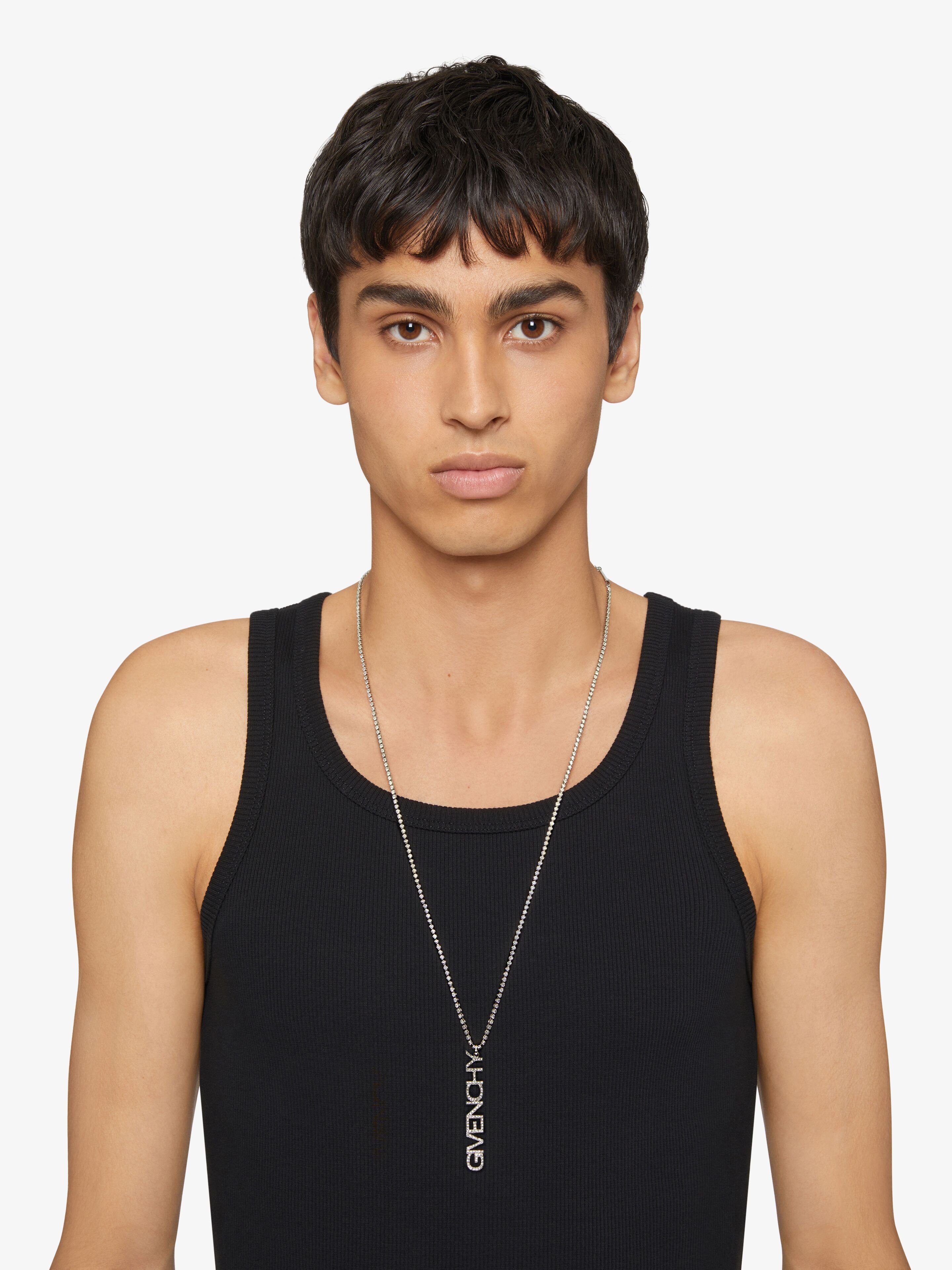 GIVENCHY NECKLACE IN METAL WITH CRYSTALS - 3