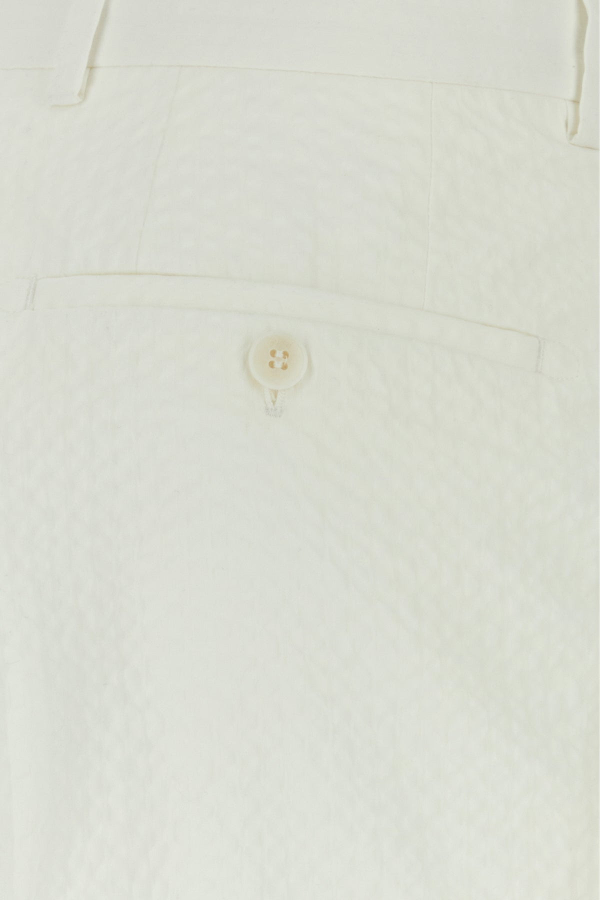 White cotton Capri bermuda shorts - 3