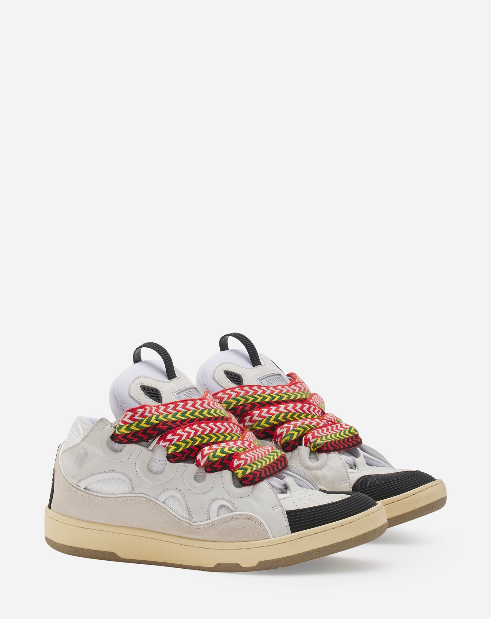 LEATHER CURB SNEAKERS - 2