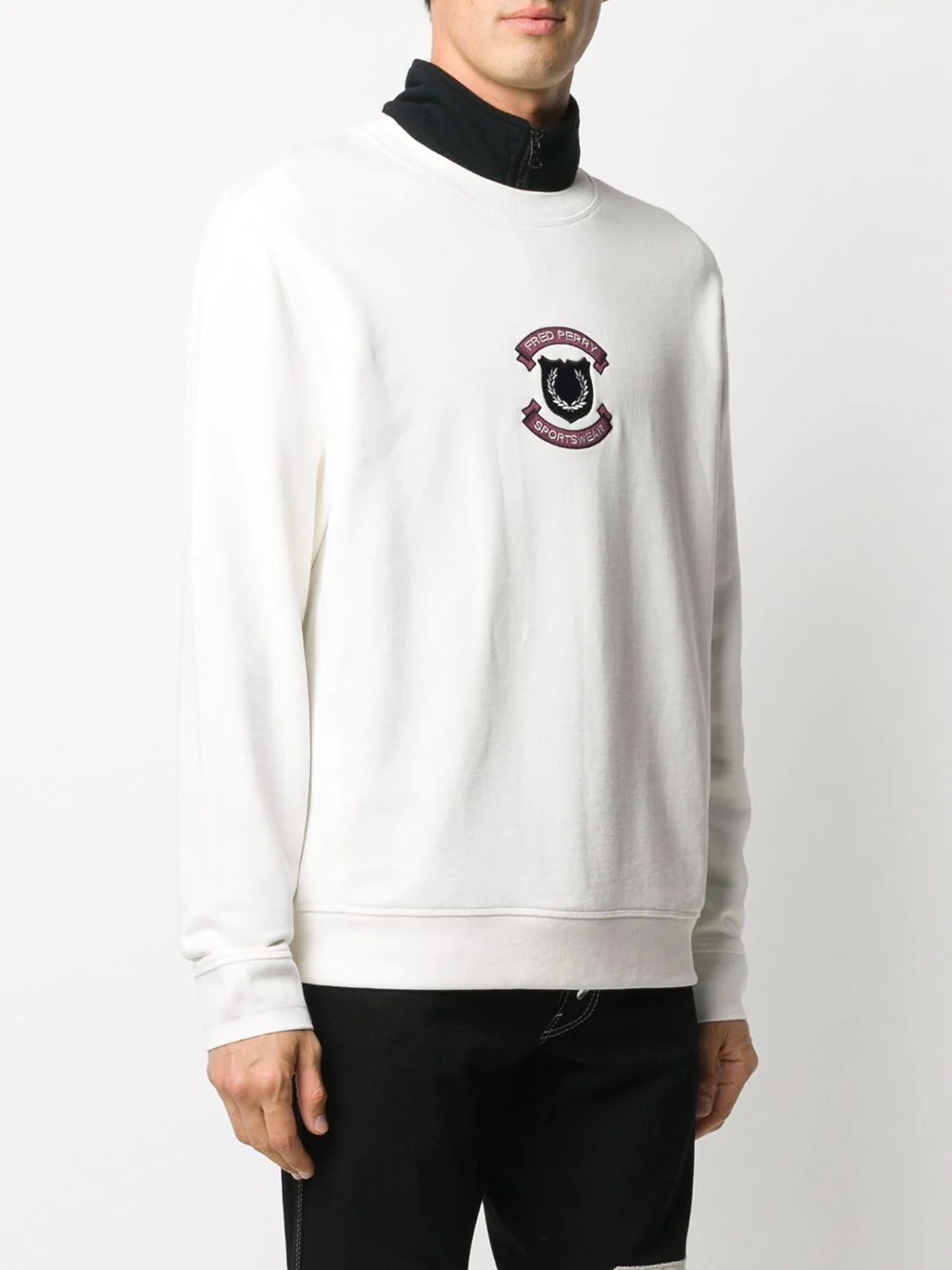 logo crest sweatshirt - 3