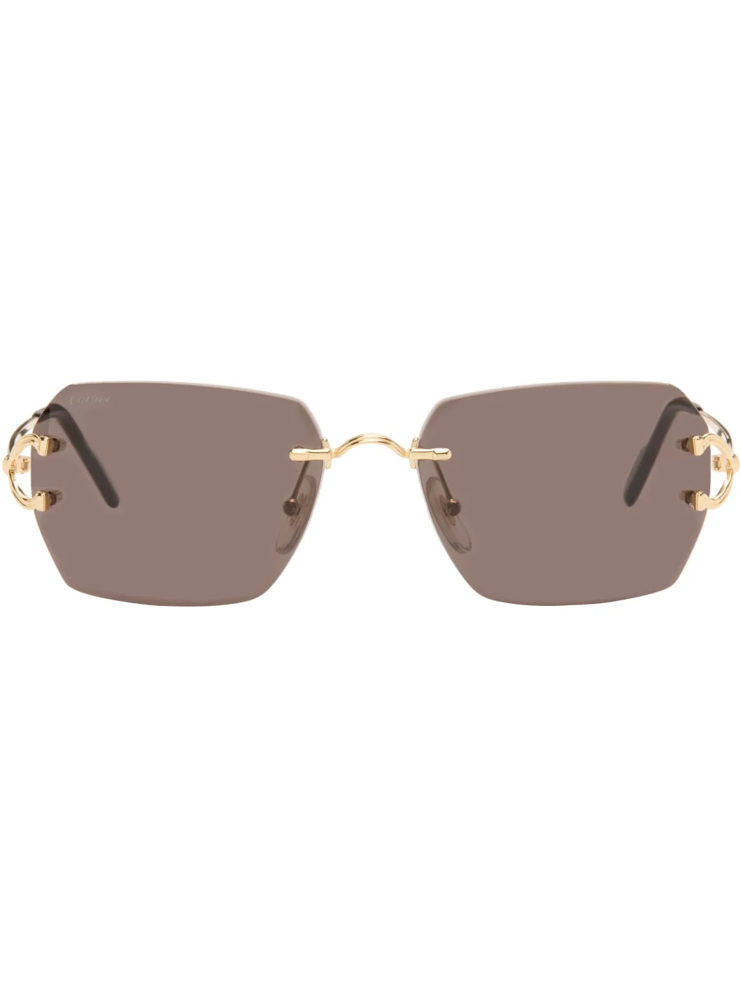 Gold Classic C Motif Sunglasses - 1