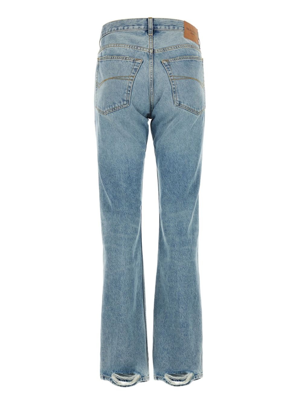 low-rise straight-leg jeans - 2