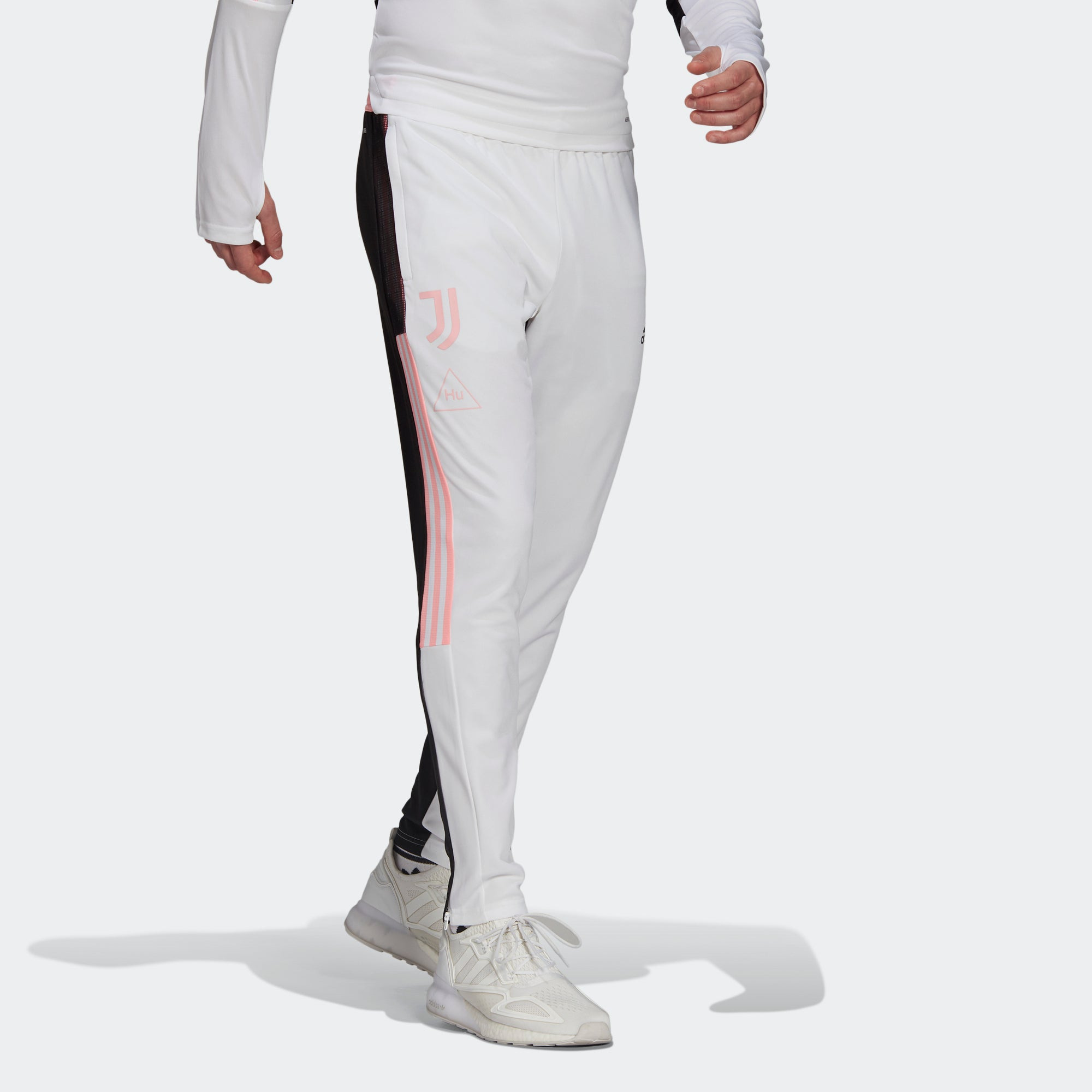 adidas x Crossover Juve Hu Tr Pnt Juventus Soccer/Football Colorblock Sports Long Pants White Black  - 2