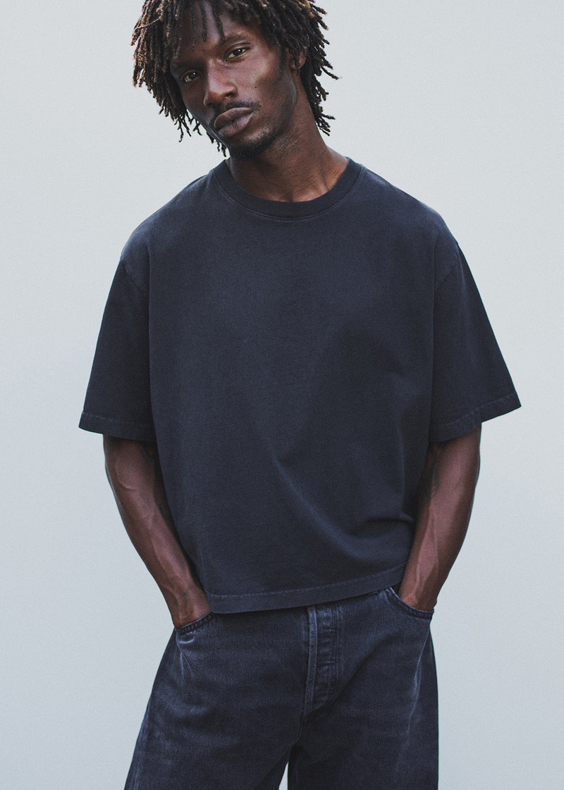AGOLDE MARR TEE IN BLACK outlook