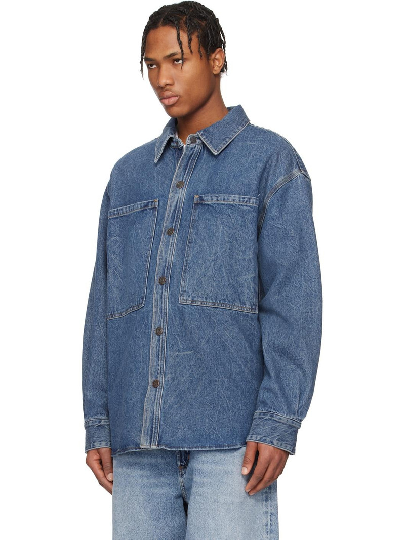 AGOLDE Blue Atticus Denim Jacket outlook