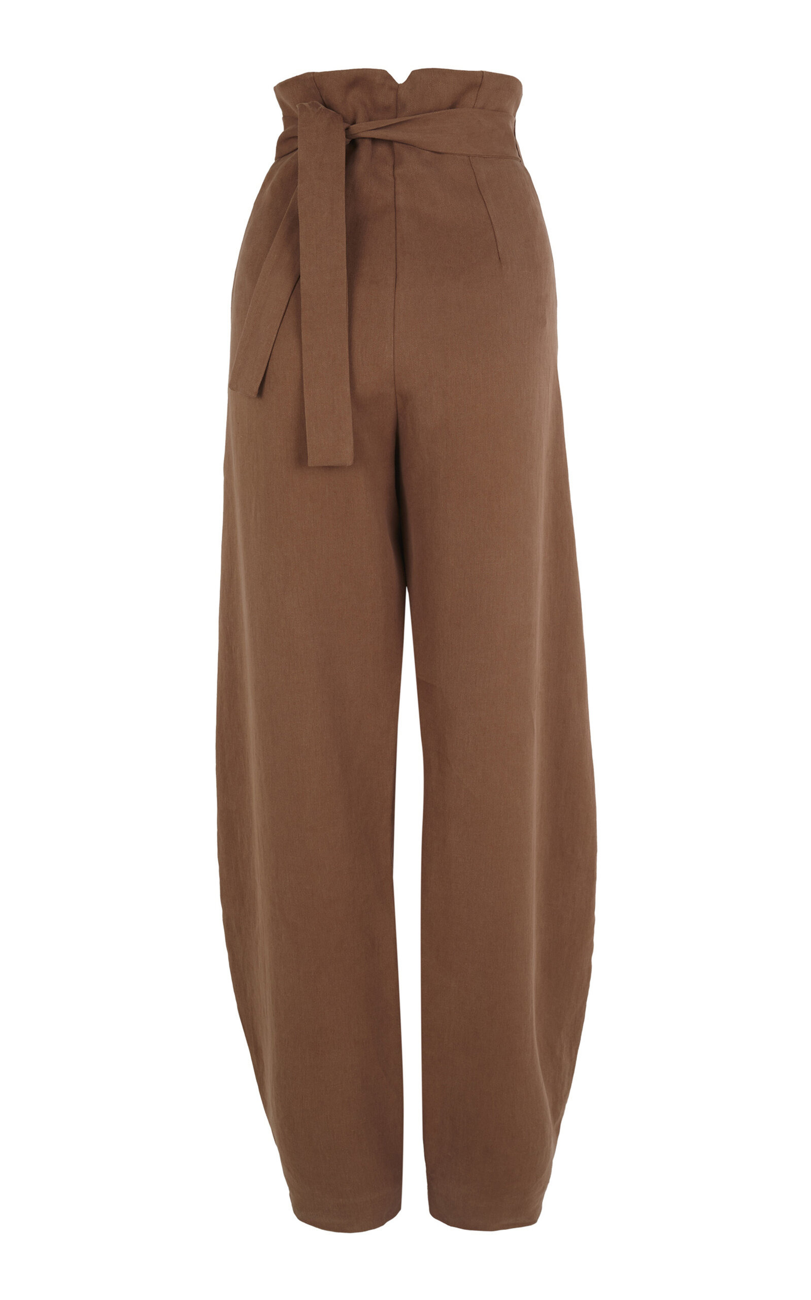 After Linen Wrap Pants brown - 3