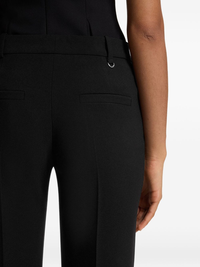 pressed-crease straight-leg trousers 5