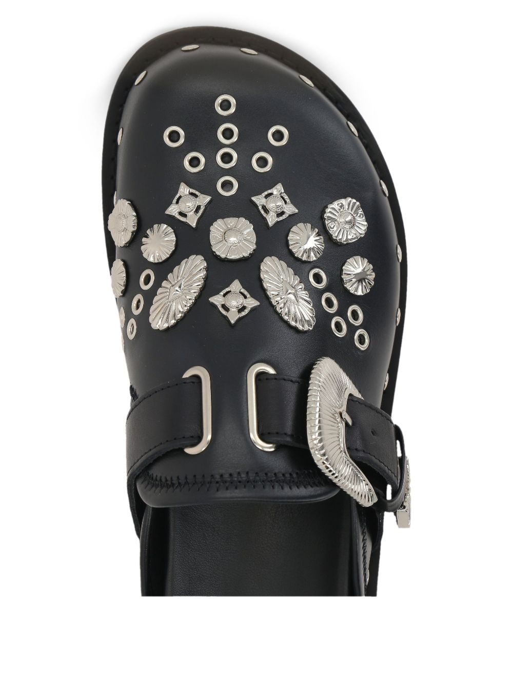 studded leather mules - 3