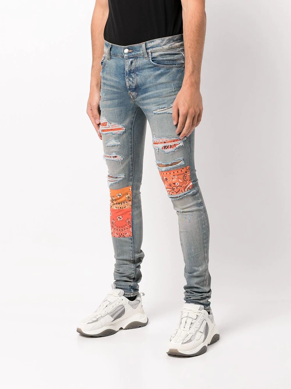 Bandana Artpatch skinny jeans - 3