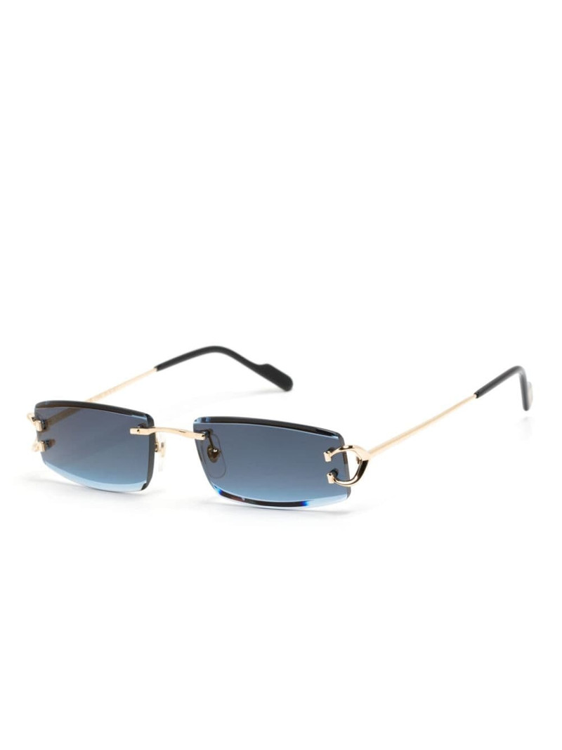 Cartier rectangle-frame sunglasses outlook