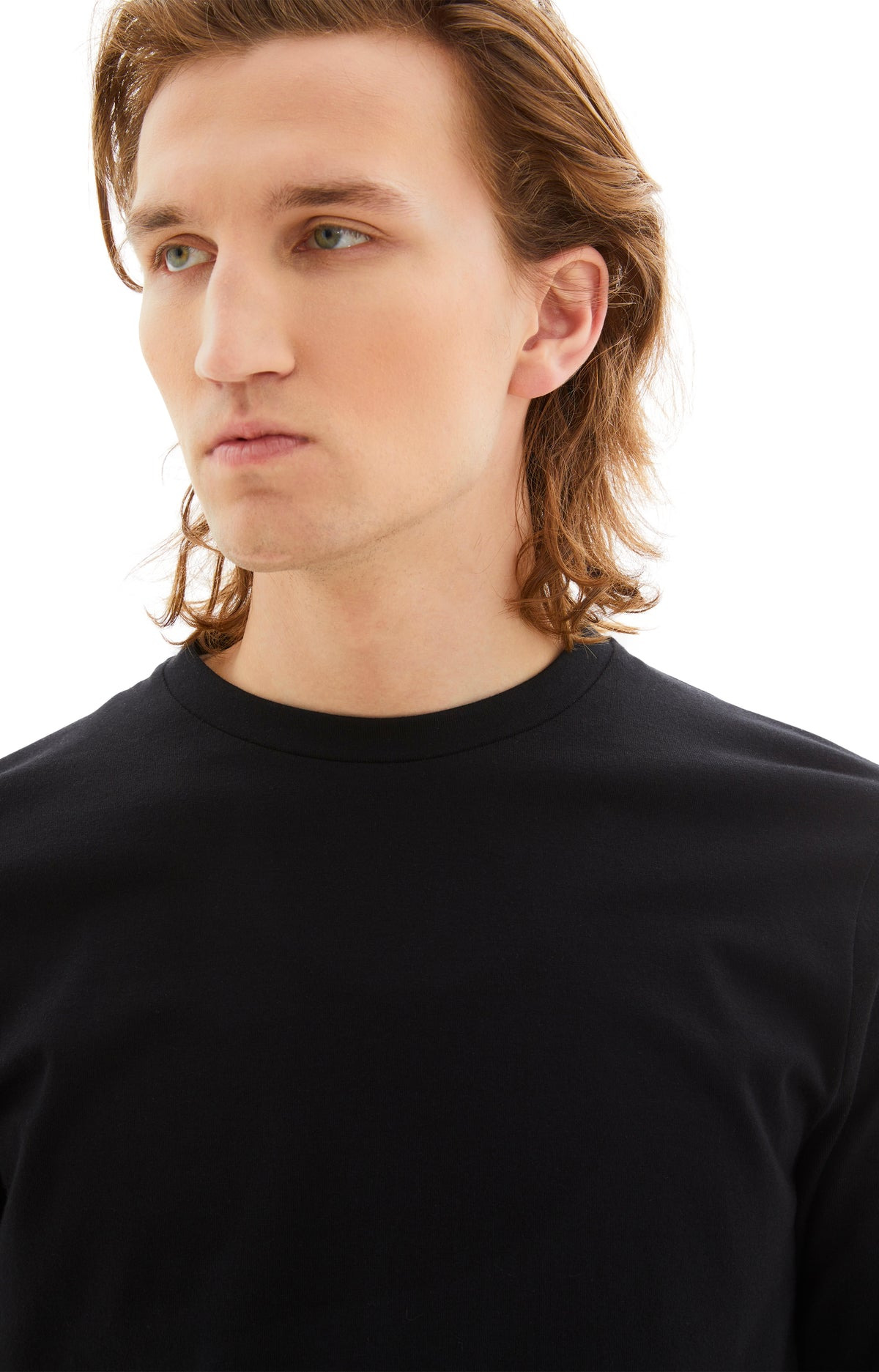 LONG SLEEVED T-SHIRT W/PRINT (BLACK) - 4