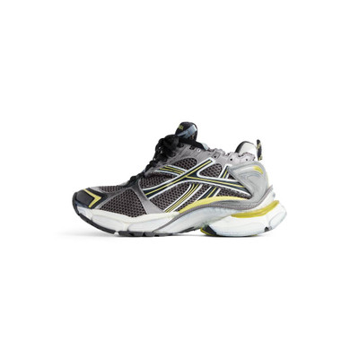 BALENCIAGA Men's Runner Sneaker  in Grey/yellow/white outlook