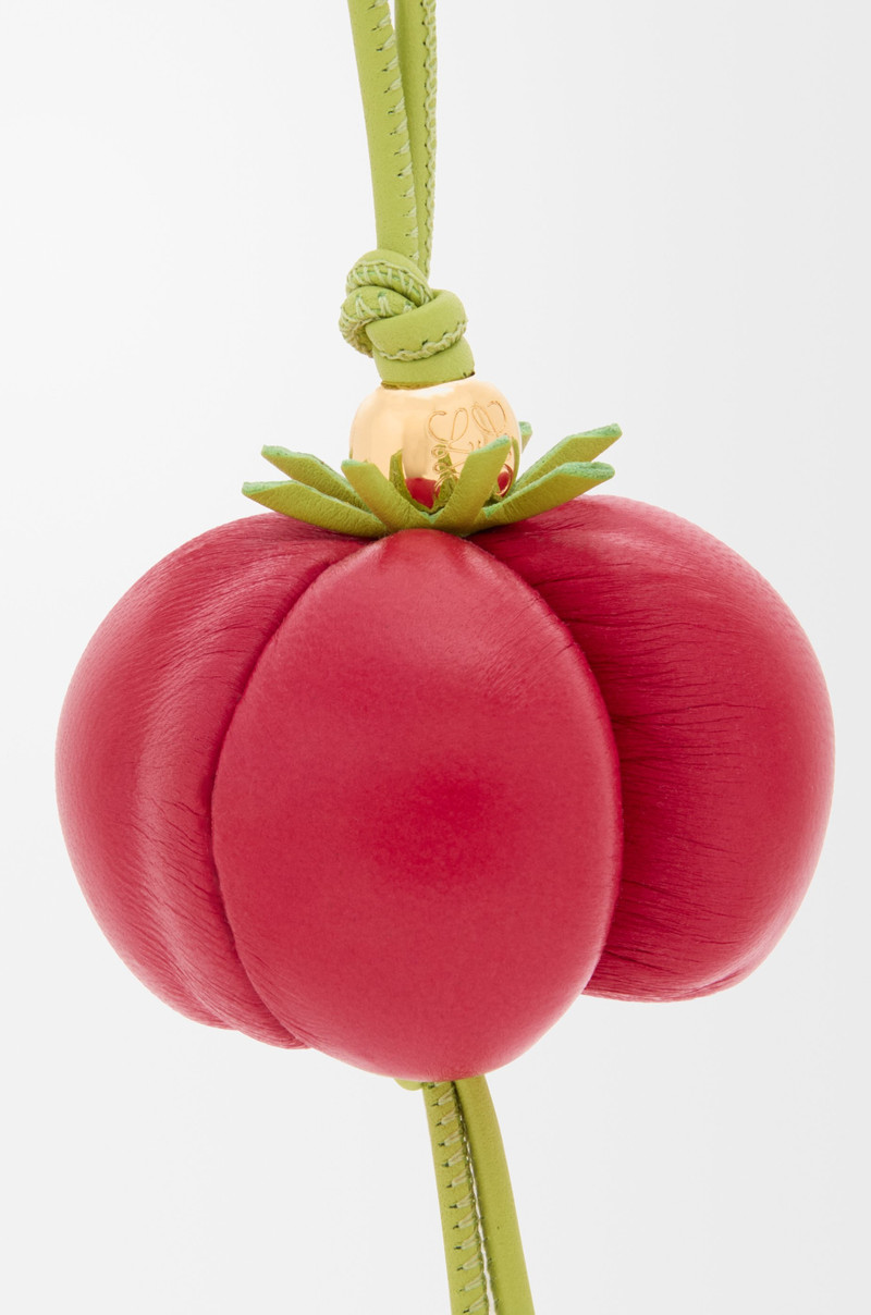 Loewe Tomato charm in classic calfskin outlook