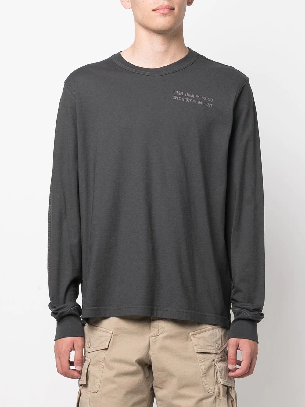 sleeve-logo long-sleeve T-shirt - 3