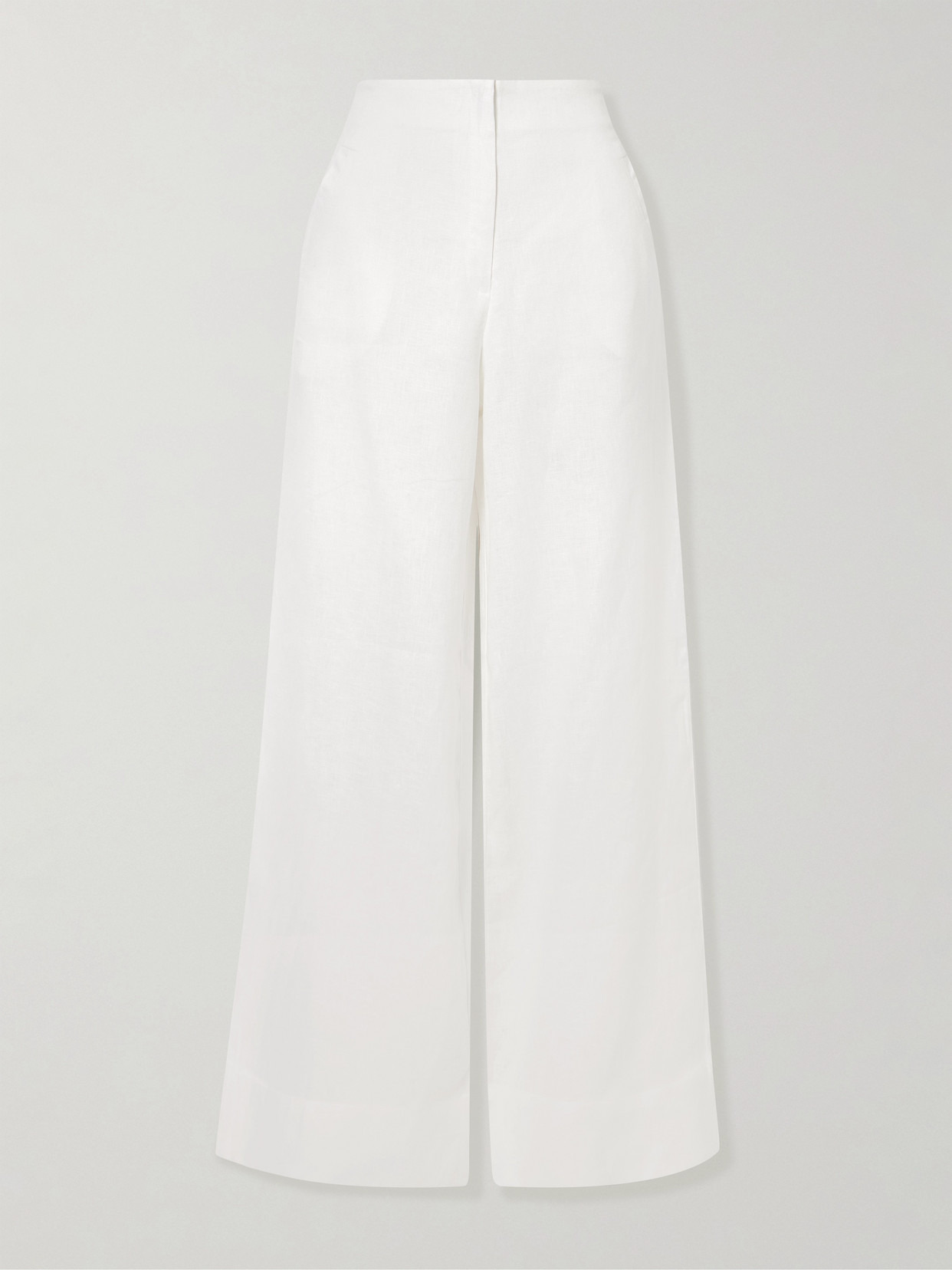 Me Hablas Linen Wide-leg Pants - 1