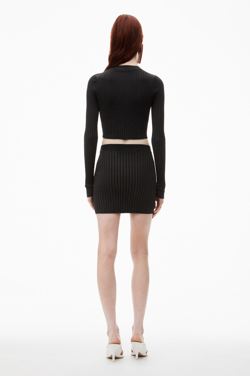 Mini Skirt in Rib-Knit 4