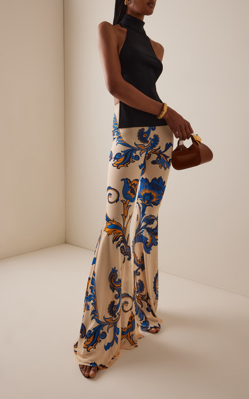 Etro Sheer Jersey Pants multi outlook